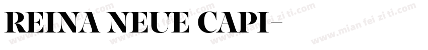 Reina Neue Capi字体转换